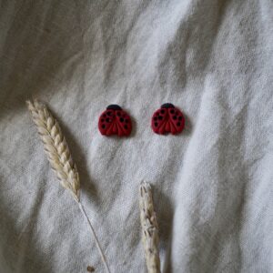 Ladybug Studs