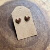 Gold Heart Studs - Image 2