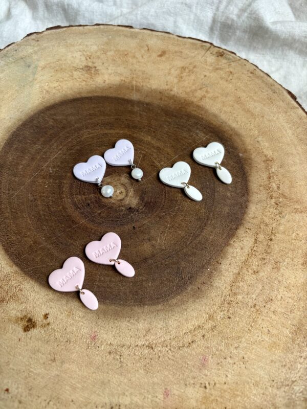 Mama Heart Dangles